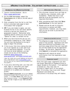 Microsoft Word - QRC for Volunteer Applicants[removed]doc