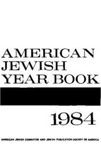 AMERICAN JEWISH YEAR BOOK