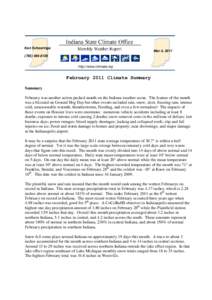 Microsoft Word - february 2011 Climate Summary.doc