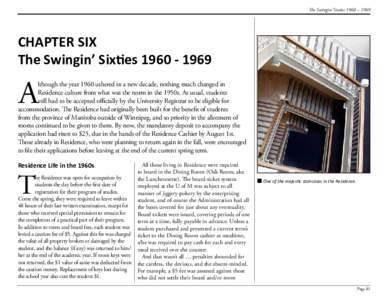 The Swingin’ Sixties 1960 – 1969  CHAPTER SIX The Swingin’ Sixties[removed]A