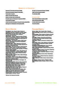 Sub-Saharan Africa / United States Agency for International Development / Capacity building / Economics / World Institute for Development Economics Research / Finn Tarp / Development / International development