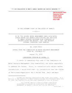 *** FOR PUBLICATION IN WEST’S HAWAII REPORTS AND PACIFIC REPORTER ***  Electronically Filed Supreme Court SCAP[removed]AUG-2012