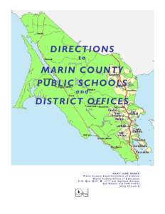 DIRECTIONS to MARIN COUNTY PUBLIC SCHOOLS and