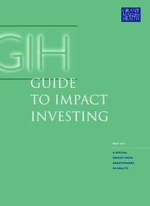 GIH  Guide to impact Investing MAY 2011