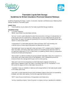 Microsoft Word - Flammable Liquids Bulk Storage Guidelines for Industrial Railways.docx