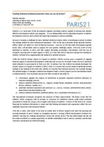 PARIS21 / United Nations Economic and Social Council / Statistics / Information / Science / Data