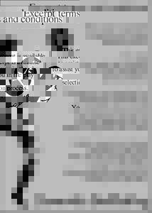 Excerpt terms and conditions This excerpt is available to assist you in the play selection process. You may view, print and download