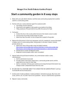 Microsoft Word - Start a community garden in 8 easy steps