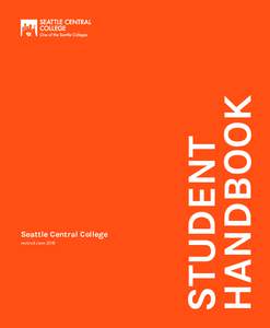 revised JuneSTUDENT HANDBOOK  Seattle Central College