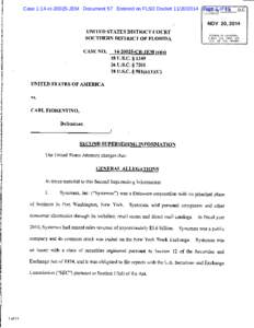 Case 1:14-cr[removed]JEM Document 57 Entered on FLSD Docket[removed]Page 1 of 11 NOV 20, 2014 UNITED STATES DISTRICT COURT SO UTHERN DISTRICT O F FLORIDA