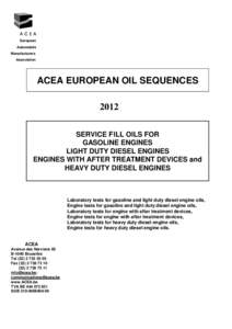2008 ACEA European Oil Sequences