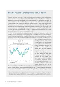 Goods / Matter / Pricing / Benchmark / West Texas Intermediate / Price of petroleum / Light crude oil / Chronology of world oil market events / Tapis crude / Petroleum / Soft matter / Commodities market