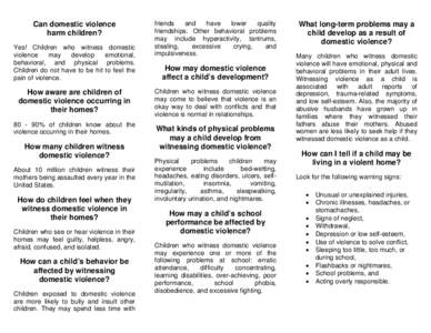 Family therapy / Abuse / Gender-based violence / Crime / Domestic violence / Sexual violence / Child abuse / Effects of domestic violence on children / Domestic violence in the United States / Violence against women / Ethics / Violence