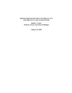 Clayton Antitrust Act / Presidency of Woodrow Wilson / United States antitrust law / J. Thomas Rosch / Sherman Antitrust Act / History of the United States / Rambus / Robert Pitofsky / Law / Federal Trade Commission / Computer hardware / 63rd United States Congress