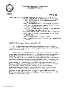 THE UNDER SECRETARY OF DEFENSE 3010 DEFENSE PENTAGON WASHINGTON, DC[removed]ACQUISITION, TECHNOLOGY
