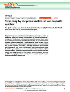 ARTICLE Received 19 May 2014 | Accepted 1 Sep 2014 | Published 4 Nov 2014 DOI: [removed]ncomms6119  OPEN