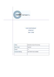 CEOP ICT SERVICE MANAGEMENT STRATEGY