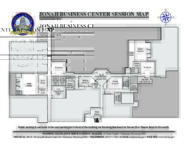 JONAH BUSINESS CENTER SESSION MAP Updated October 2015 W S