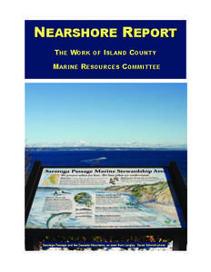NEARSHORE REPORT THE WORK OF ISLAND COUNTY MARINE RESOURCES COMMITTEE Place yo ur message here. For maxim um impact, use two or thre e sente nces.