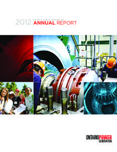 2012 ANNUAL REPORT O N T A R I O