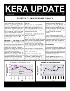 #49  About The Kentucky Education Reform Act October 2000