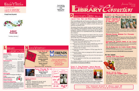 LIBRARY Connection Grace A. Dow Memorial Non-Profit Org U.S. POSTAGE PAID