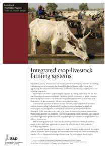 Livestock Thematic Papers Tools for project design Integrated crop-livestock farming systems