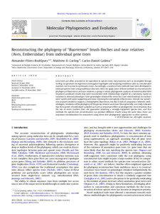 Molecular Phylogenetics and Evolution[removed]–303  Contents lists available at ScienceDirect