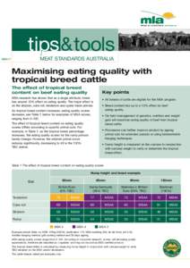 tips p & tools Meat Standards Australia MSA17