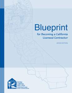 Blueprint  for Becoming a California Licensed Contractor 2006 edition 