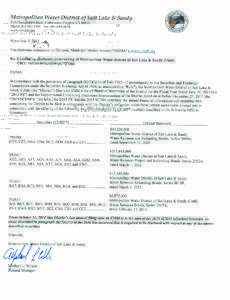 Microsoft Word - MWD Salt Lake & Sandy Continuing Disclosure Nov032015.docx
