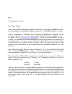 MRIF - Letter from The Co - Chairs