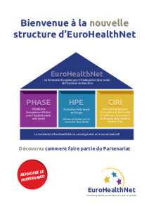 Bienvenue à la nouvelle structure d’EuroHealthNet EuroHealthNet EuroHealthNet