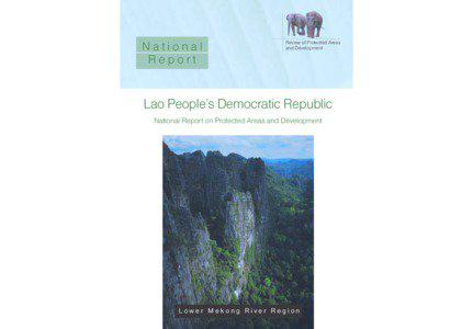 Lao National Report on Protected Areas and Development