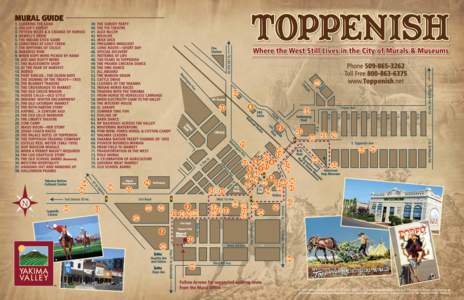 Murals / Yakima /  Washington / Visual arts / Toppenish /  Washington / Fred Oldfield