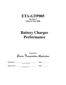 EMI and Charger procedure