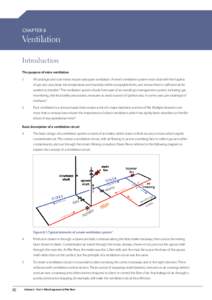 Chapter 8  Ventilation Introduction The purpose of mine ventilation