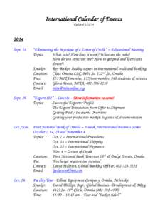 First National Bank of Omaha / Nebraska / Business / Geography of the United States / International trade / Incoterms / Omaha /  Nebraska