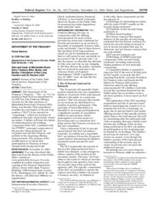 Federal Register / Vol. 66, No[removed]Tuesday, November 13, [removed]Rules and Regulations Signed: June 22, 2001. Bradley A. Buckles, Director. Approved: August 23, 2001. Timothy E. Skud,