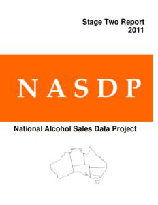 Stage Two Report 2011 NASDP National Alcohol Sales Data Project