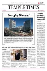 TU Grad programs rise in latest rankings | Page 2  news.temple.edu TEMPLE TIMES Temple’s monthly newspaper for the university community