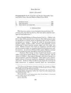 Urban sprawl / Environment / Knowledge / Human geography / Craig Platt / Land use / Land-use planning / Pennsylvania Coal Co. v. Mahon