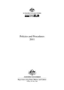 Educational Lending Right Scheme Policies and Procedures 2011
