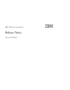 ®  ™ IBM DB2 Universal Database