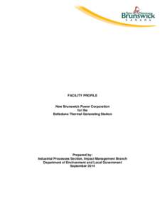 Chemical engineering / Air pollution / NB Power / Smog / Environmental engineering / Belledune Generating Station / Flue gas / Belledune /  New Brunswick / NOx / Pollution / Chemistry / Environment