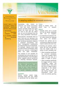 A sampling method for nematode monitoring v2.indd