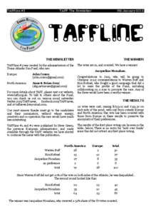 TAFFline #3 ! TAFF: The Newsletter  6th January 2012