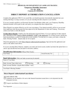 Microsoft Word - TDI-8 Direct Deposit form Website version 7-11.doc