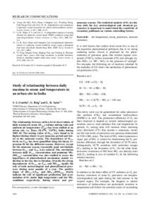 RESEARCH COMMUNICATIONS 16. Trong Thi Mai, Fu-Li Hsiao, Chengkuo Lee, Wenfeng Xiang, Chii-Chang Chen and Choi, W. K., Optimization and comparison of photonic crystal resonators for silicon microcantilever sensors. Sensor