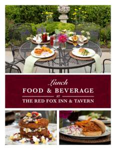 Lunch  food & beverage at  THE RED FOX INN & TAVERN